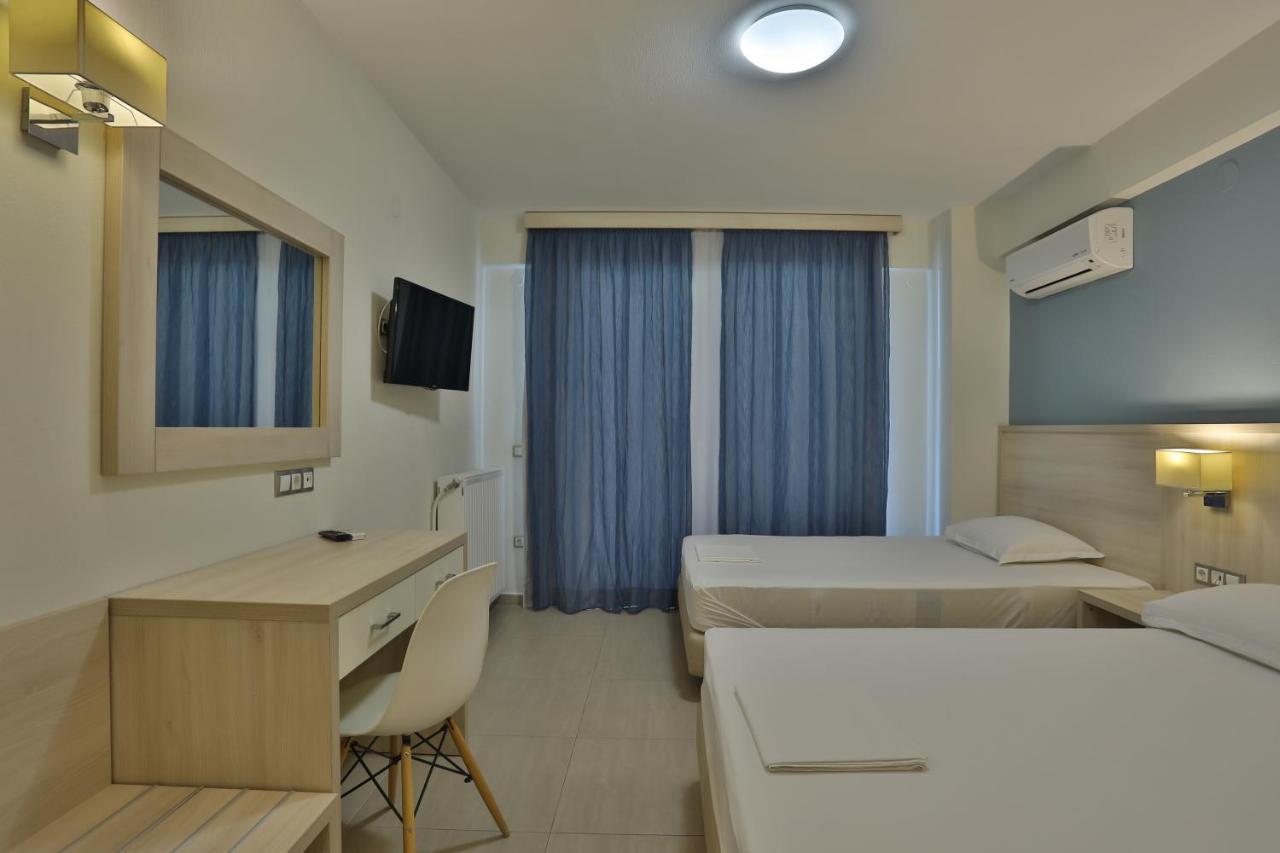 Alarzo Rooms Paralia Katerinis Bagian luar foto