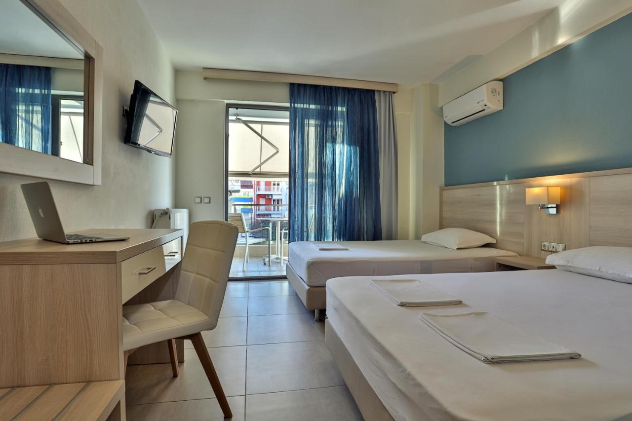 Alarzo Rooms Paralia Katerinis Bagian luar foto